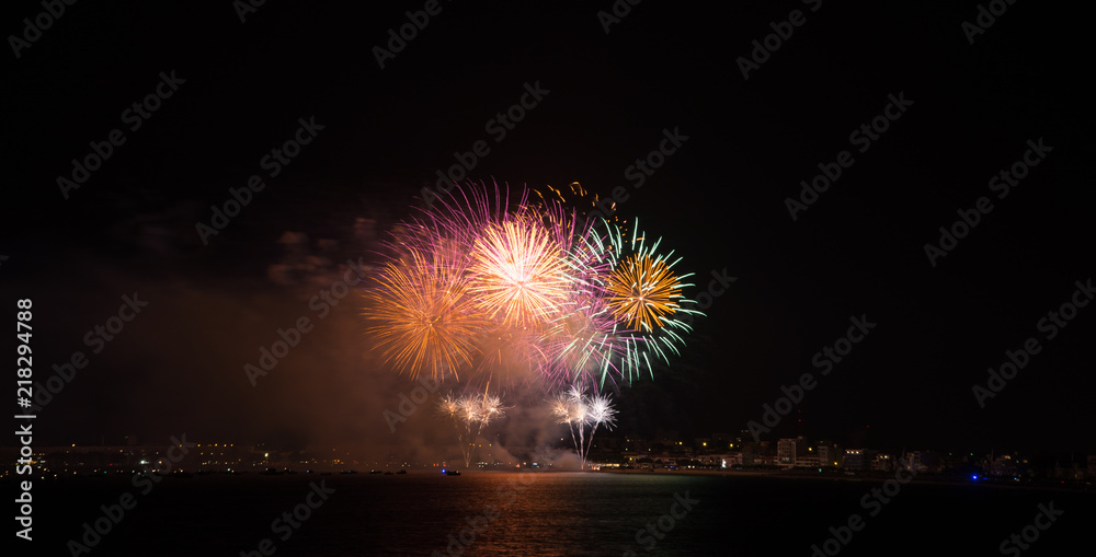 Feux d'artifices Royan Charente Maritime France Feux d'artifices Royan Charente Maritime France