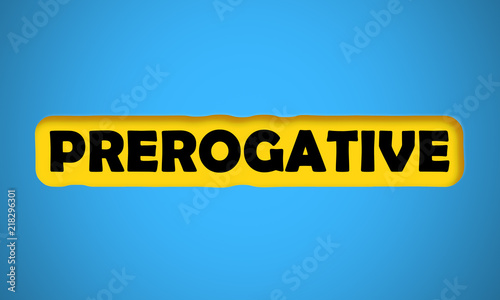 Quadro em tela Prerogative