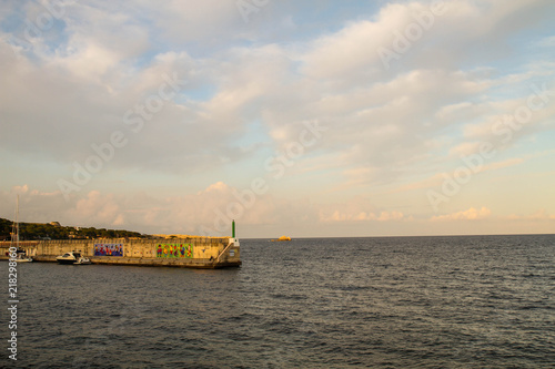 MEditerranean sea at sunset