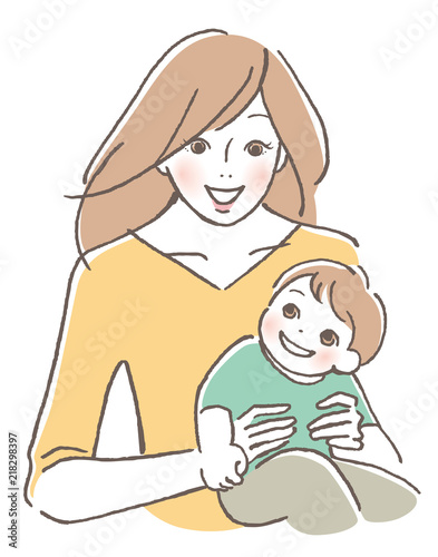 母親と子供