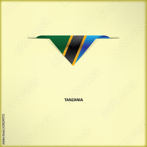 National flag Tanzania