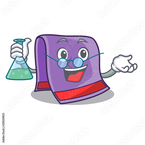 Professor cartoon home kitchen towel photo