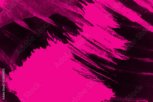 pink and black brush hand painted grunge background texture 