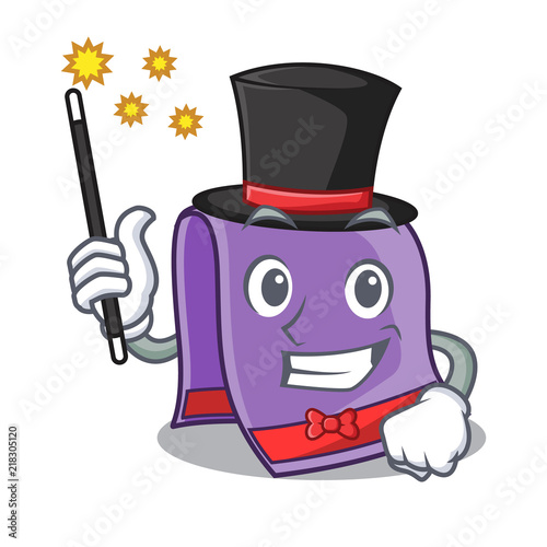 Magician towel for bath mascot