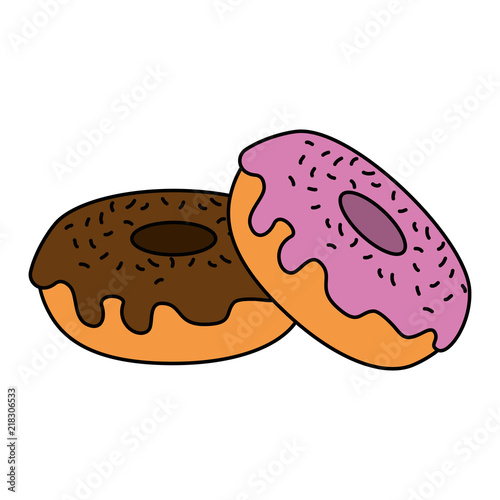 delicious and sweet donuts