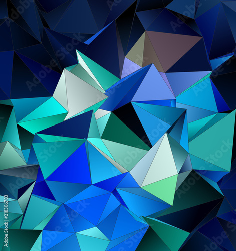 Triangular 3d, modern background