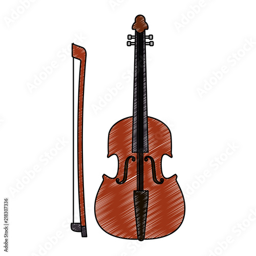 fiddle musical instrument icon