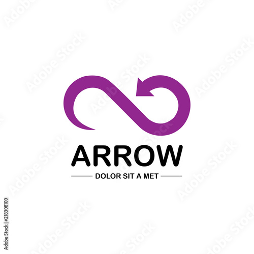 Abstract arrow logo