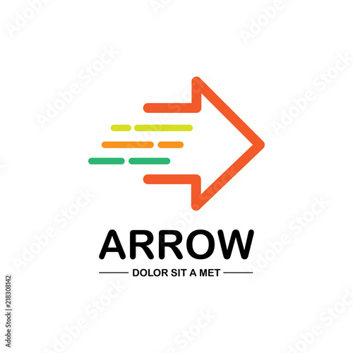 Abstract arrow logo
