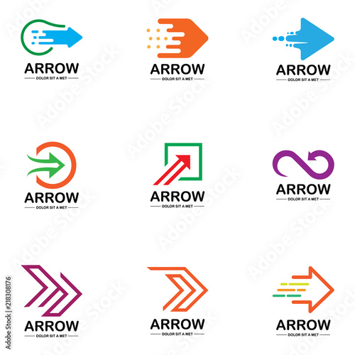 Abstract arrow logo