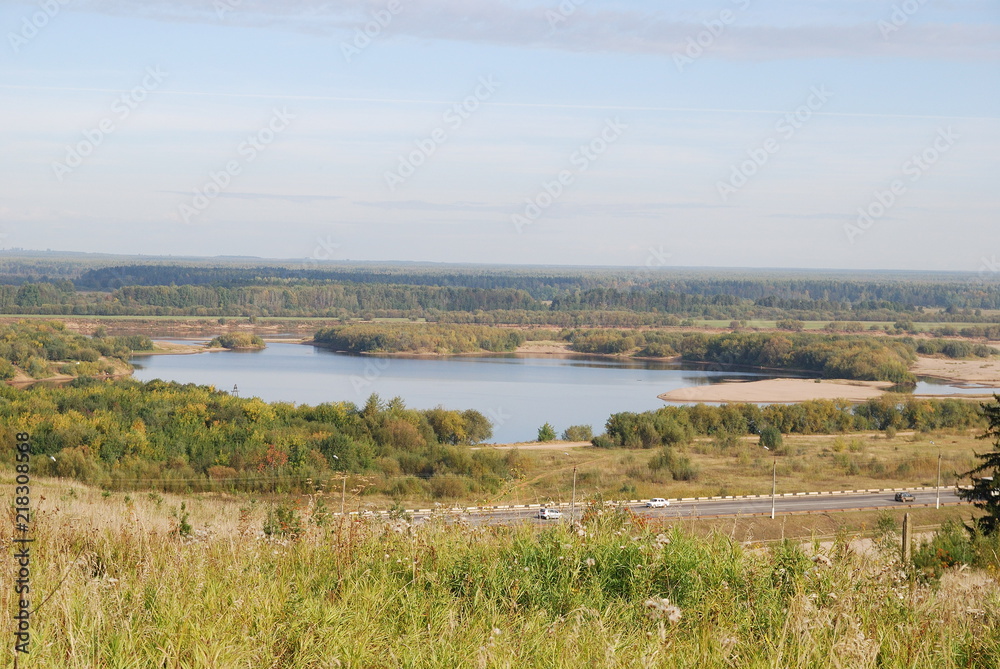 Vyatka river , landscape