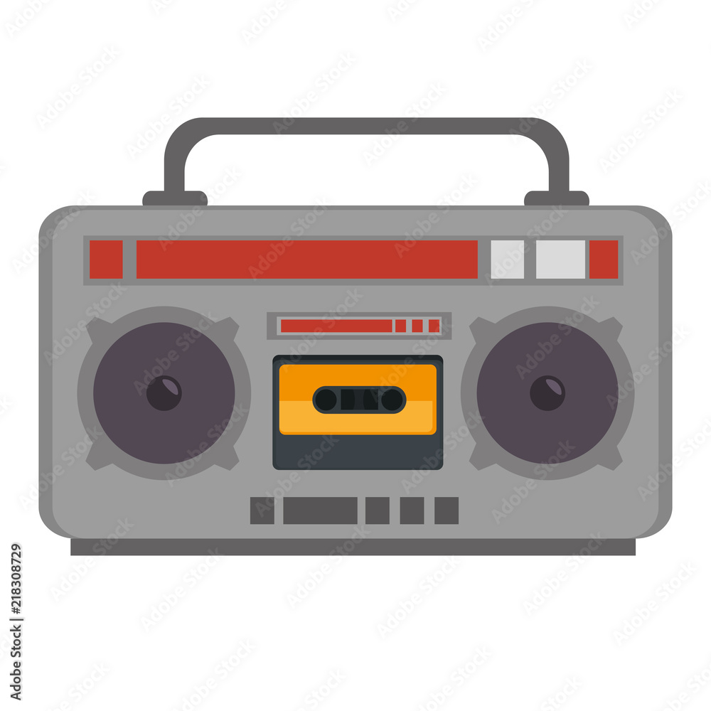 Fototapeta premium radio music player icon