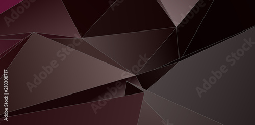 Fototapeta Naklejka Na Ścianę i Meble -  Triangular 3d, modern background