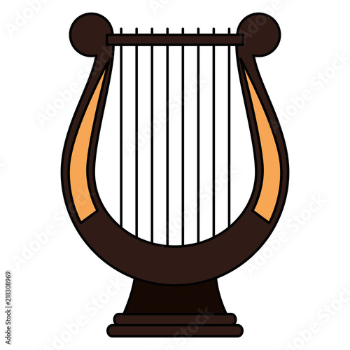 harp music instrument icon