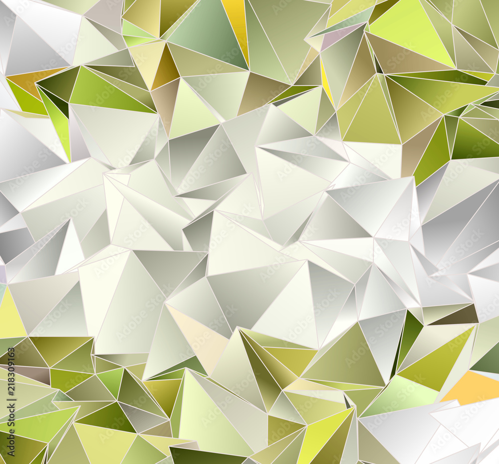 Abstract Low-Poly triangular modern background