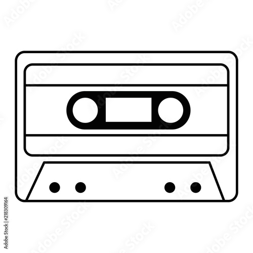 cassette music isolated icon