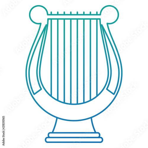 harp music instrument icon