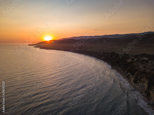 California  coast Sunset