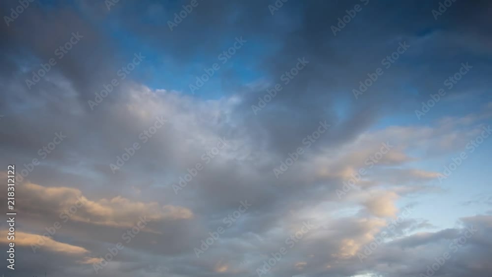 Timelapse of clouds travelling on the sky Timelapse of clouds travelling on the sky