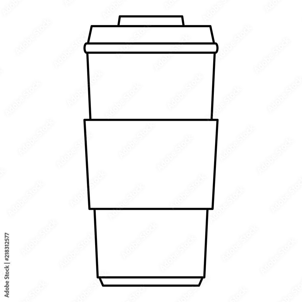 coffee drink in plastic container coffee drink in plastic container