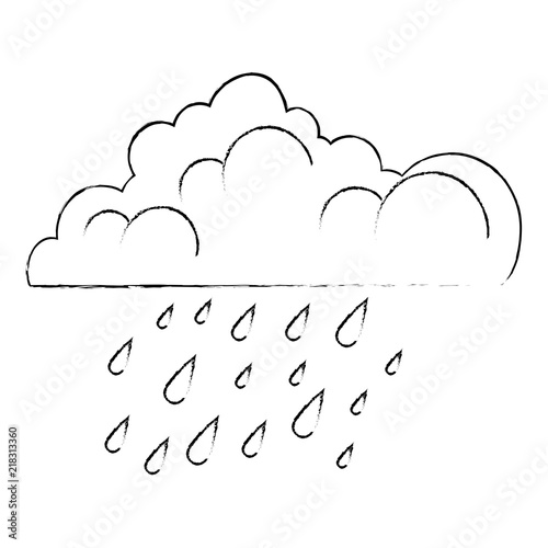 cloud with rain drops