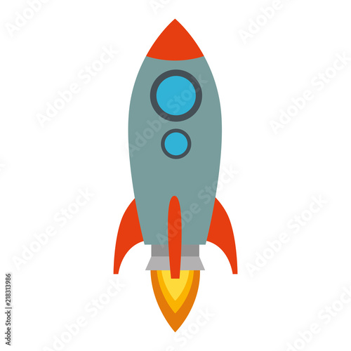 rocket start up icon