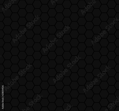  hexagon shapes. abstract geometric background. vector seamless pattern. gray backdrop