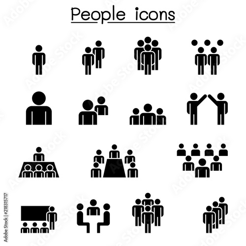 People icon set
