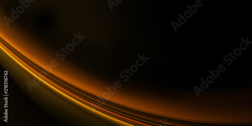 Fractal background for design with a glowing wave