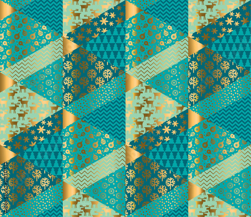 Decorative patchwork Christ...