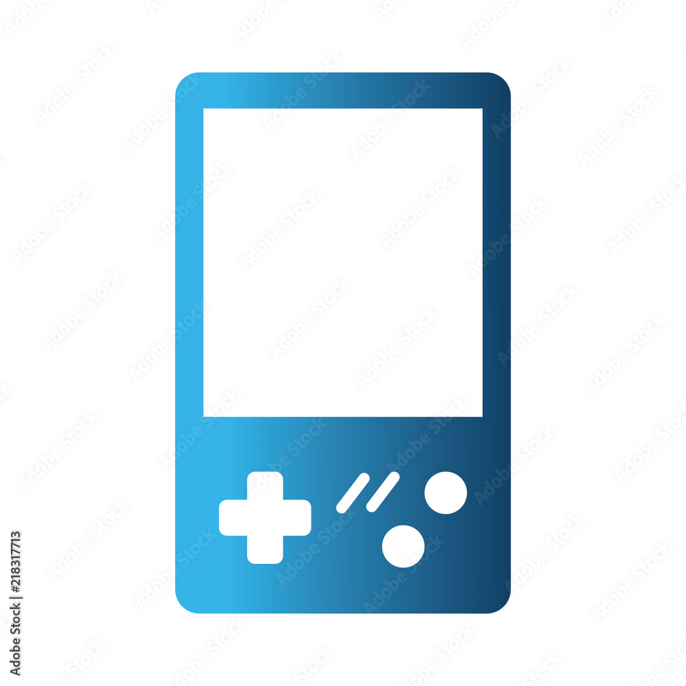video game portable isolated icon video game portable isolated icon