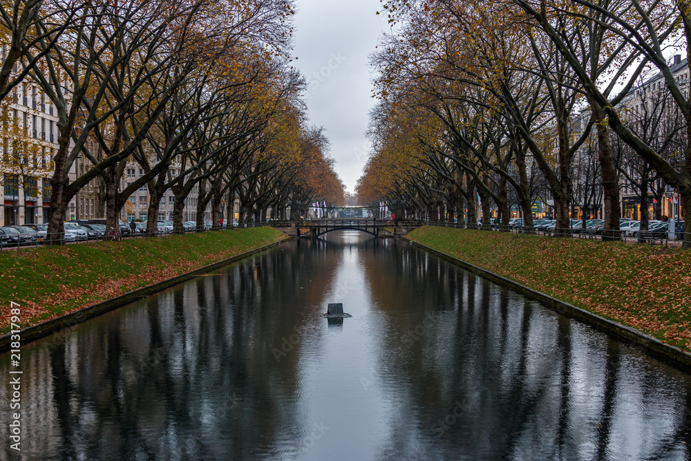 River in the city