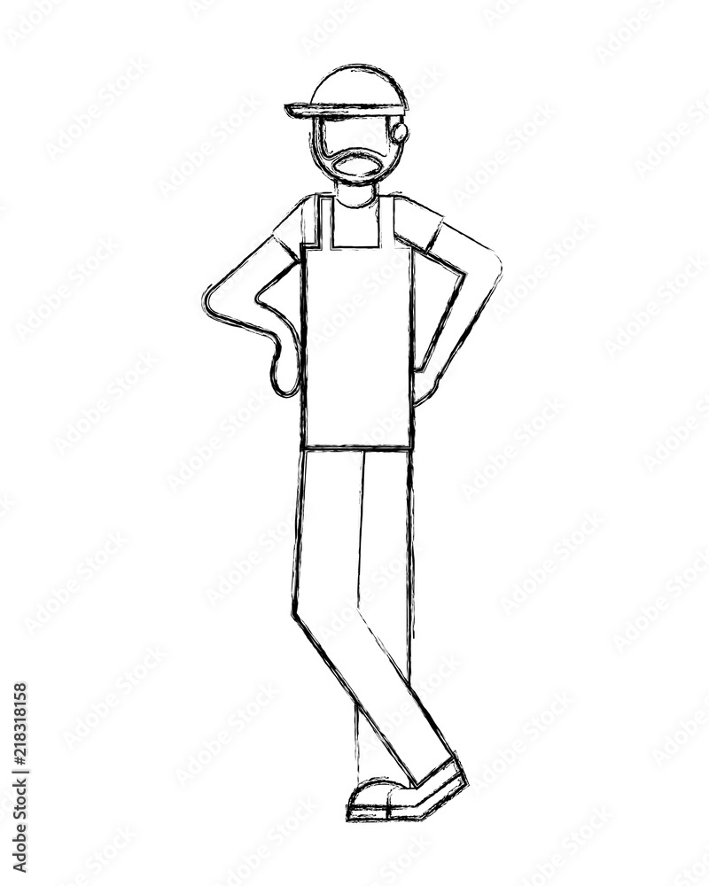mechanic worker avatar character
