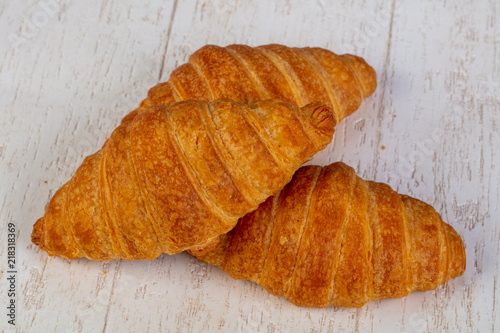 Delicious french croissant