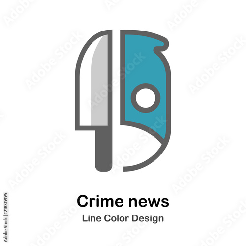 Crime News Flat Icon