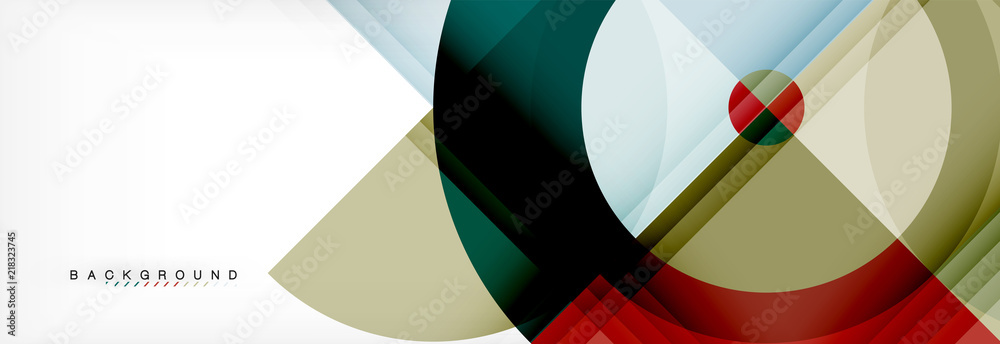 Vector circular geometric abstract background Vector circular geometric abstract background