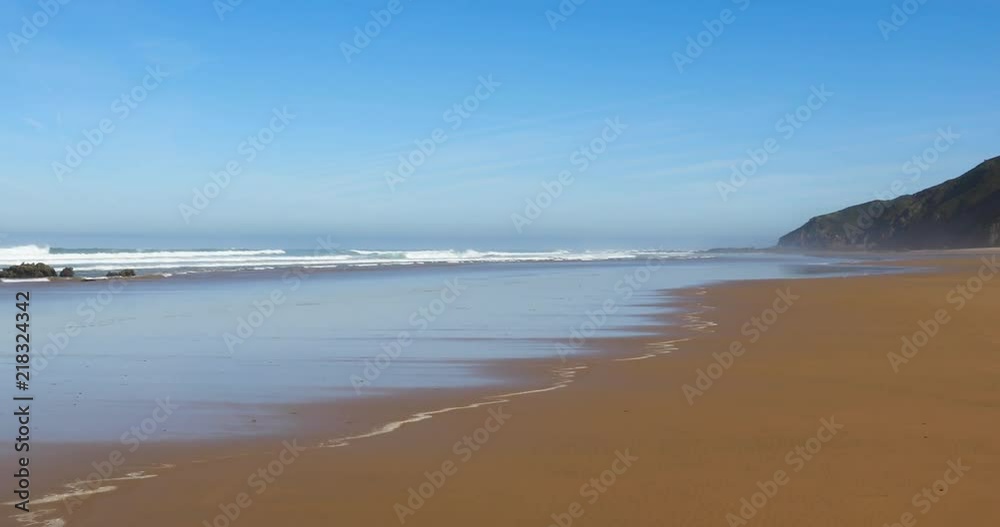 4k motion video. Seaside in Vega Beach, next to Ribadesella, Asturias, Spain, Europe
4k motion video. Seaside in Vega Beach, next to Ribadesella, Asturias, Spain, Europe