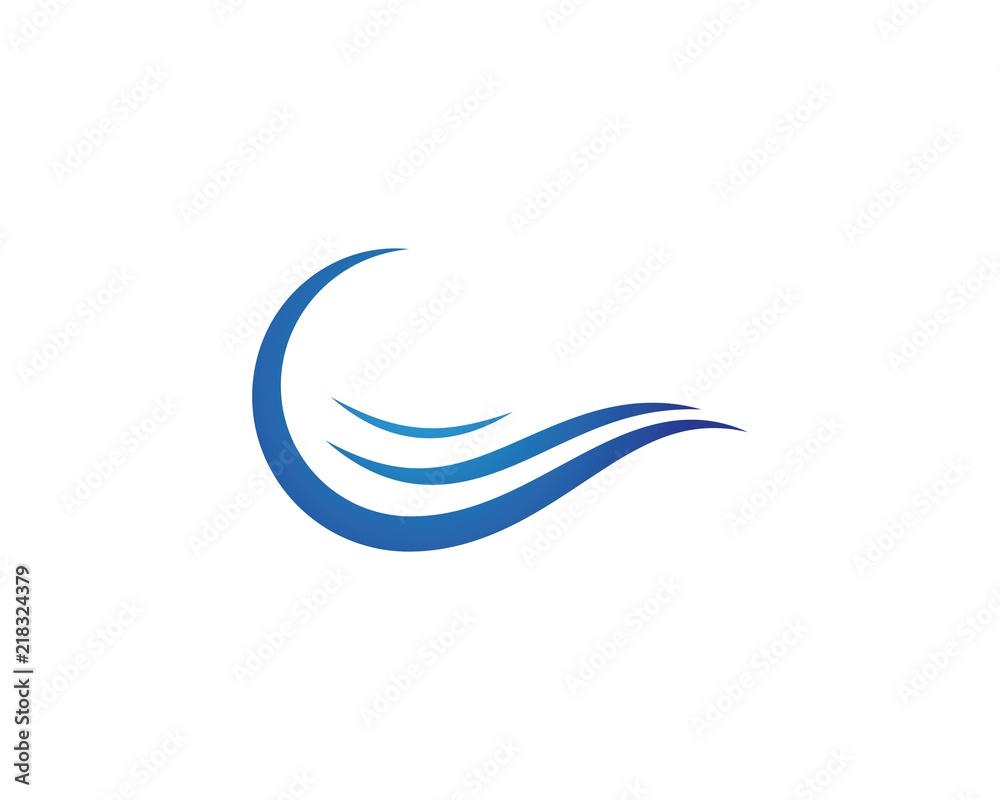 Water Wave symbol and icon Logo Template Water Wave symbol and icon Logo Template