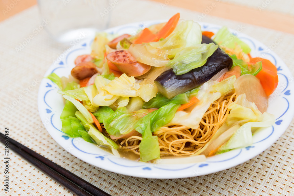 かた焼きそば かた焼きそば