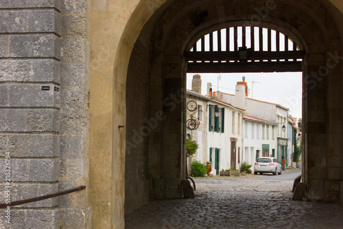 Gate from the of the Fortress of Vauban, France