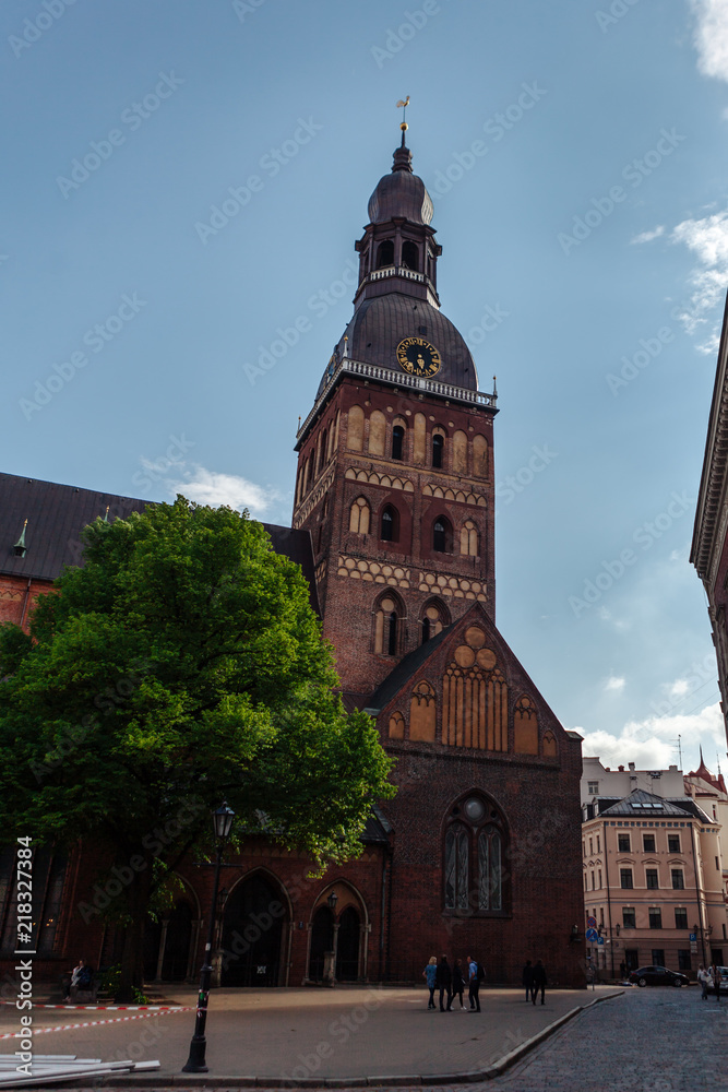 View on historical building of Riga Dome Cathedral