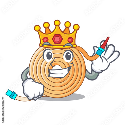 King the water hose mascot