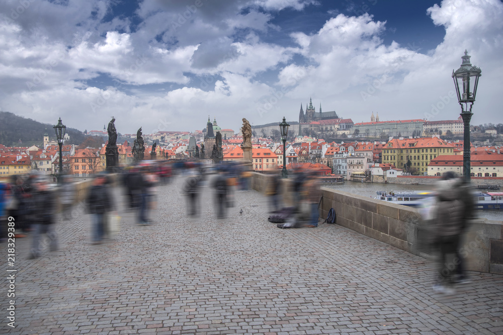 Obraz premium Prague - Charles bridge, Czech Republic