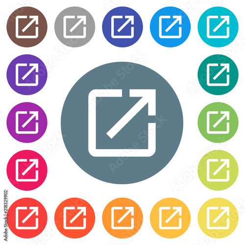 Free Download Open in new window flat white icons on round color backgrounds - GFXLoad