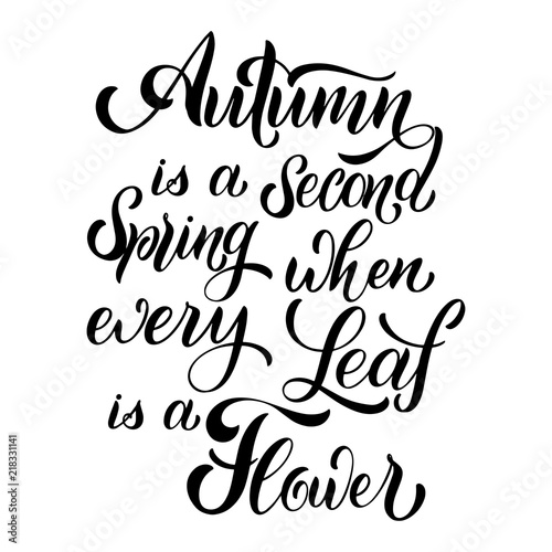 Hello Autumn lettering. Elements for invitations  posters  greeting cards. Seasons Greetings