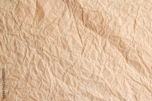 Brown wrinkle recycle paper background