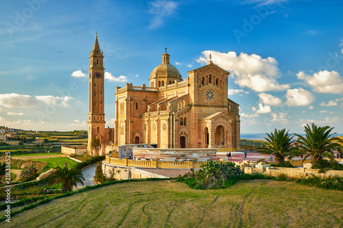 The Basilica of the National Shrine of the Blessed Virgin of Ta' Pinu at Gozo, Malta photo