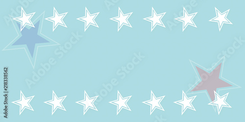 star shapes decorative backdrops