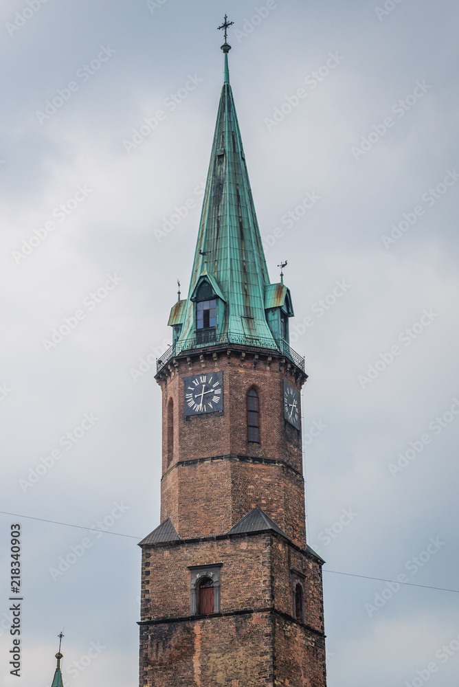St John the Baptist Church in Frydek-Mistek town, Moravian-Silesian Region of Czech Republic