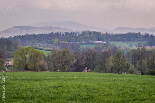 Beskid Mountains near Bielsko-Biala town in Southern Poland